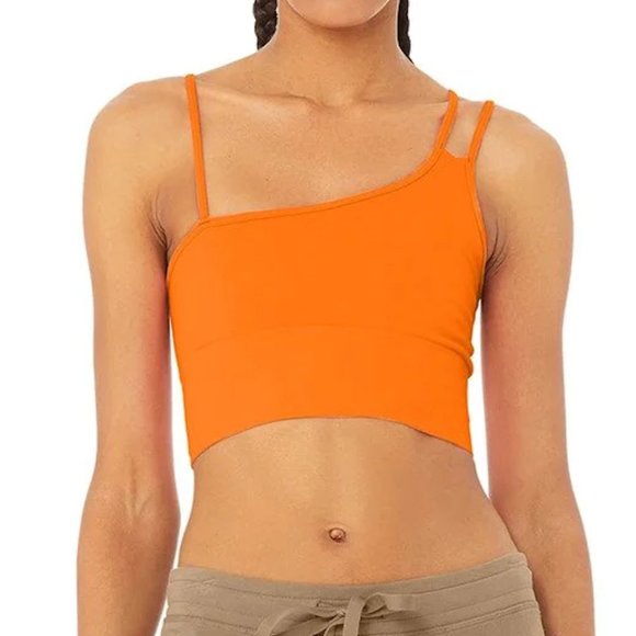 ALO Yoga Other - Alo Yoga SMALL Offset Bralette - Tangerine